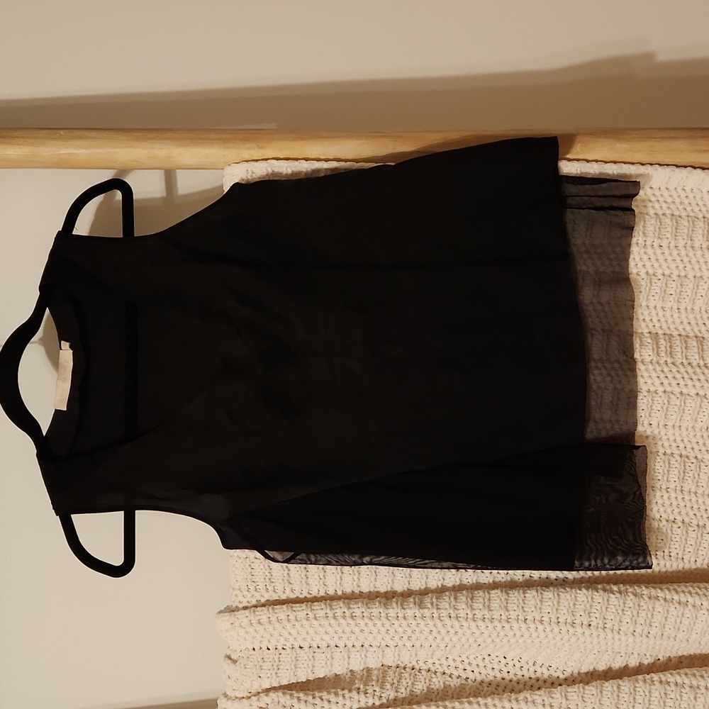 Cris Barros Silk Linen Multilayer Tank Top Size 36 / S